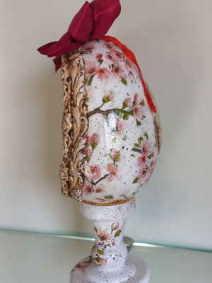 Easter egg handmade new, plastic, height 23 cm