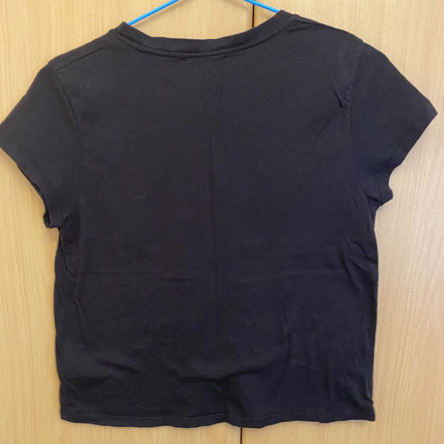 Black blouse used with gold letters size M