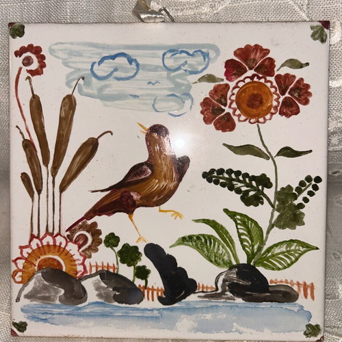 Ceramic tile with enamel 15x15cm like new