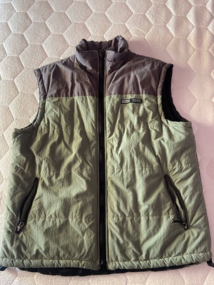 Moritz sleeveless jacket XL like new, gray and green