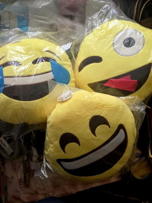 Μαξιλάρια emoji, σετ 3 σχέδια