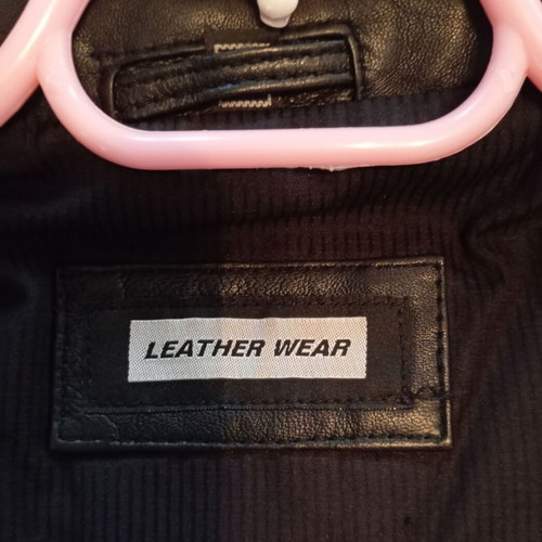 Men's leather jacket new, black, soft leather, sizes L XL