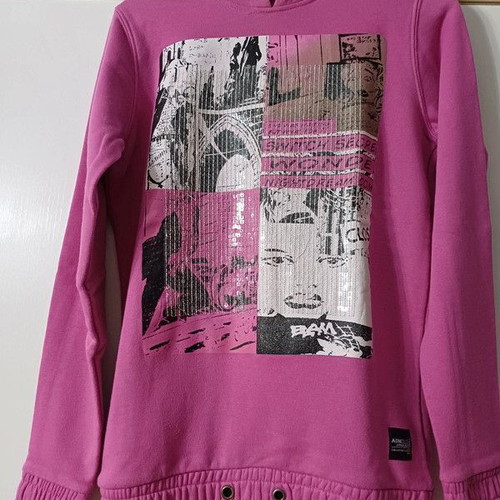Admiral pink hoodie size S like new