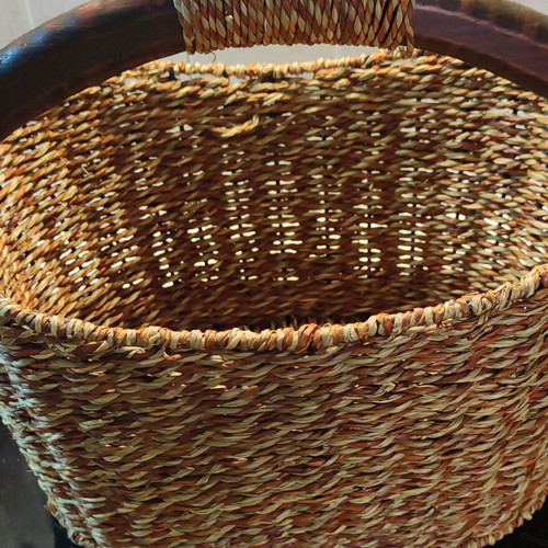 Wicker basket like new for decoration