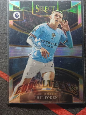 Panini Select Premier League 2022/23 Phil Foden Equalizers #13 Prizm card like new
