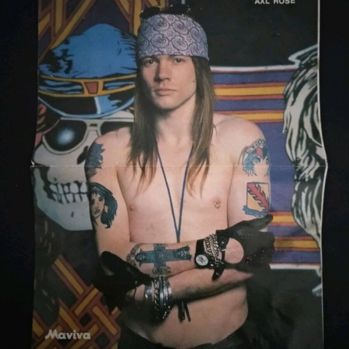 Manina Axl Rose Jason Donovan poster used