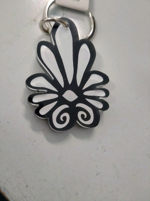 Akrokeramo keychain collectible new, plexiglass, 6 cm, double-sided