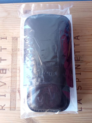 Marvel leather double cigar case, dark brown