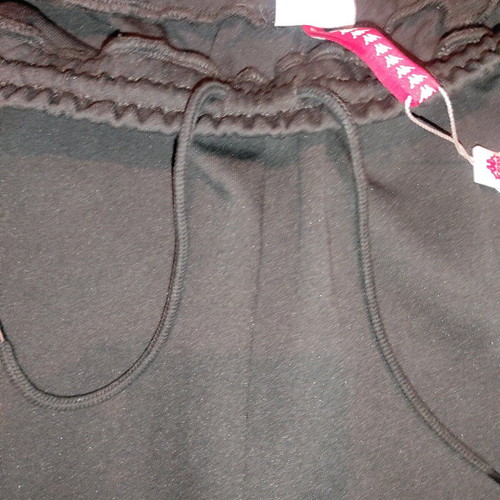 Kappa women's baggy sweatpants new with tags, black and beige