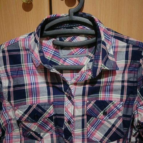 Checked shirt like new, size XXL with slim fit