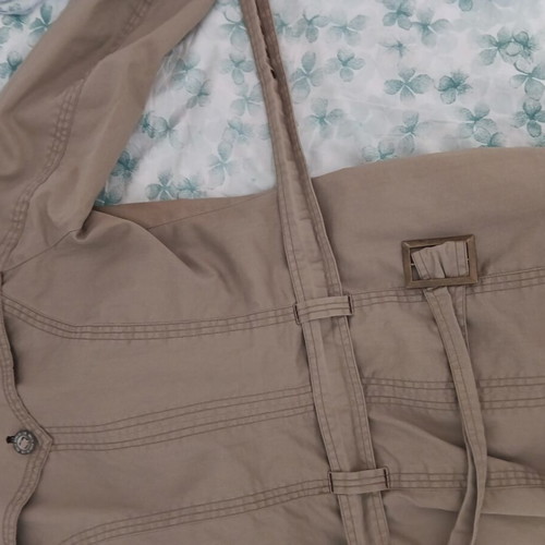 Khujo beige lightweight jacket medium used, good condition