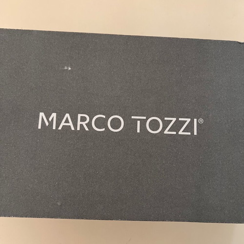 Marco Tozzi sandals new with pearls, leather, size 39