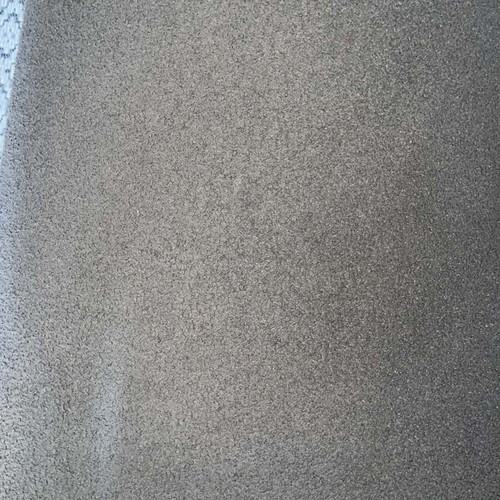 Two-seater sofa gray like new with wooden legs and recliner gift