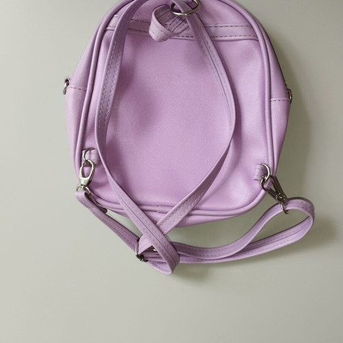 Purple backpack with two compartments like new