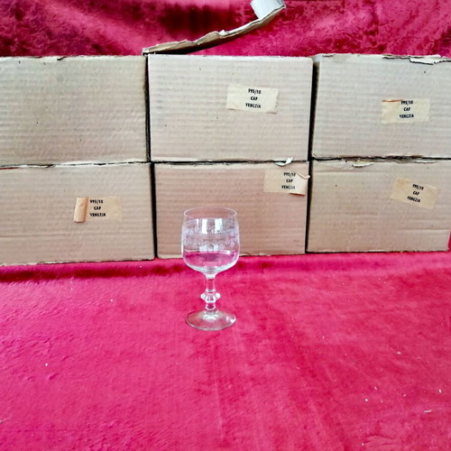 Set of 6 Duropor Venezia Stemmed Glasses 180 ml new