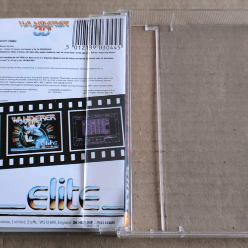 Wanderer 3D (Elite) Amstrad cassette like new, complete in box