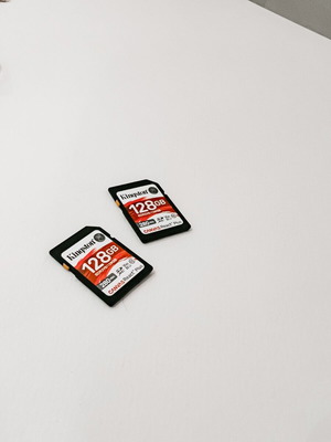 Kingston Canvas React Plus V60 SDXC 128GB U3 UHS-II memory cards, pack of 2