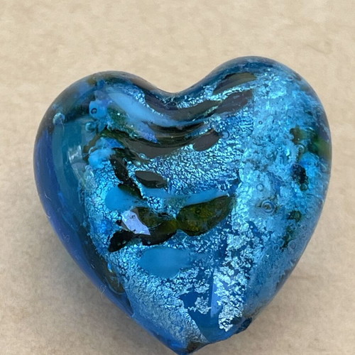 Pack of glass and ceramic beads, various sizes and shapes