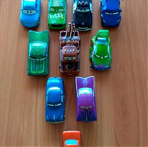 10 αυτοκινητάκια Disney Pixar CARS,σε πολύ καλή κατάσταση,όλα μαζί 35 ευρώ
