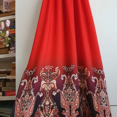 Dress like new, multicolored, size M (38)