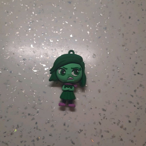 Figure Disgust from the movie Inside Out new, rubber