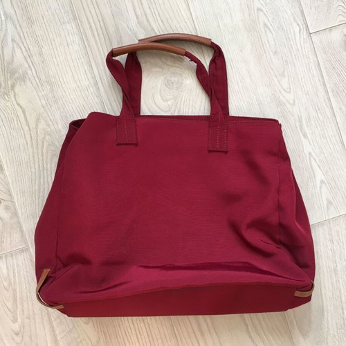 Superga utility tote bag used, red