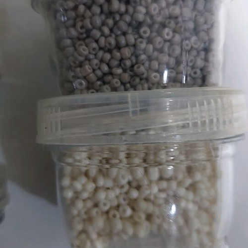 Seed Beads Set like new, various colors with storage containers