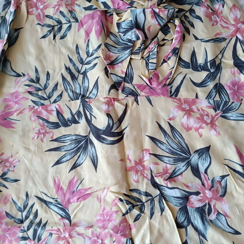 Floral asymmetrical skirt H&M like new, XXSmall, multicolor yellow