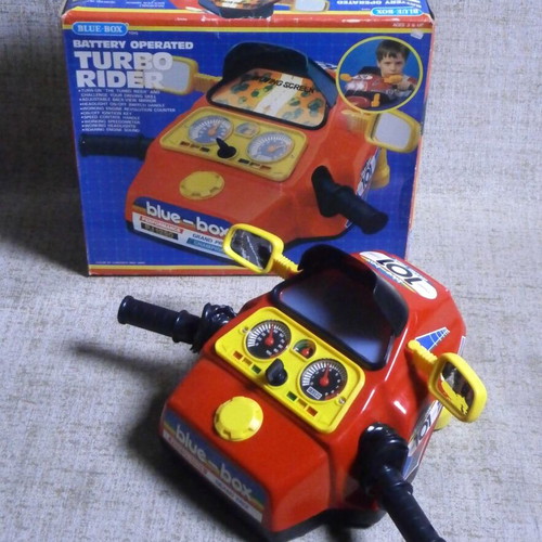 Turbo Rider electronic board game new with vintage box