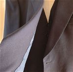 Κουστούμι κλασικό με γιλέκο Μπλε χρώματος