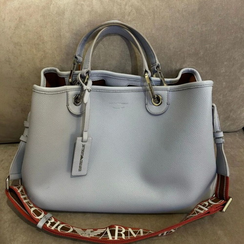 Emporio Armani bag used, medium size 38x27cm, light blue