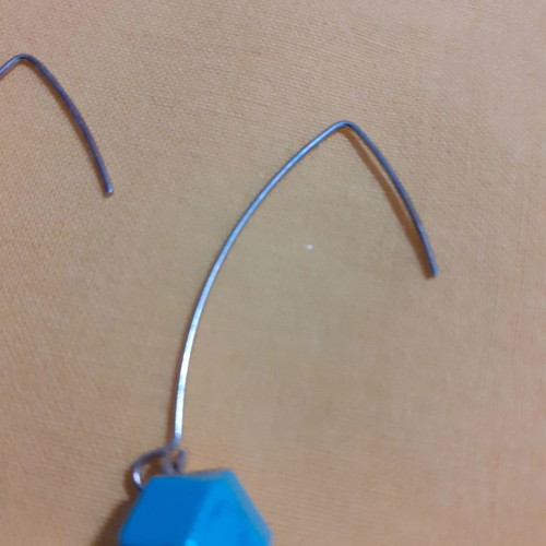Amor Amor hanging earrings new with blue stones