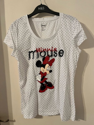 Minnie Mouse T Shirt like new, size L, white