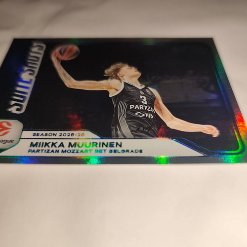Miikka Muurinen 1/1 Euroleague Contenders Suite Shorts Partizan 2025-2026