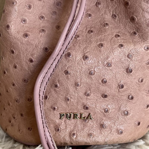 Furla crossbody bag used, pink