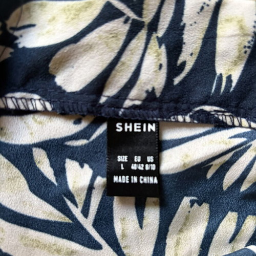 Flower Print Wide Bottom Pants Size L EU 40/42 Like New