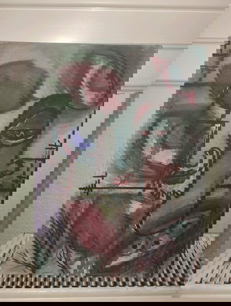 χειροποίητο πίνακακι abstract art