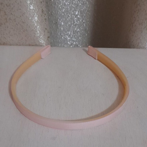 Hairband with Grosgrain Ribbon like new, soft pink