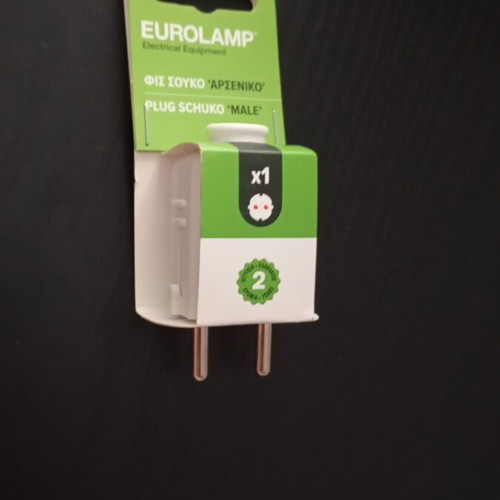 Schuko plug male Eurolamp 16A 3500W new