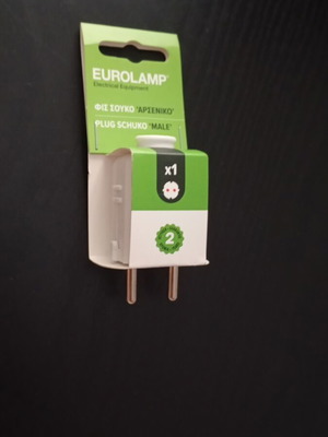 Schuko plug male Eurolamp 16A 3500W new