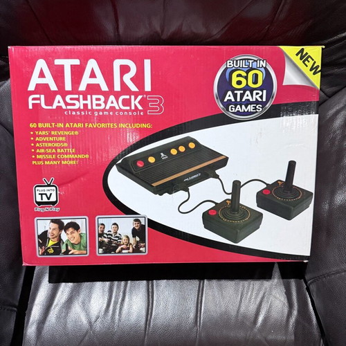 Atari Flashback 3 console like new, boxed with original receipt