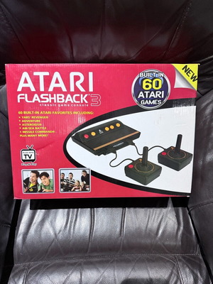 Atari Flashback 3 console like new, boxed with original receipt