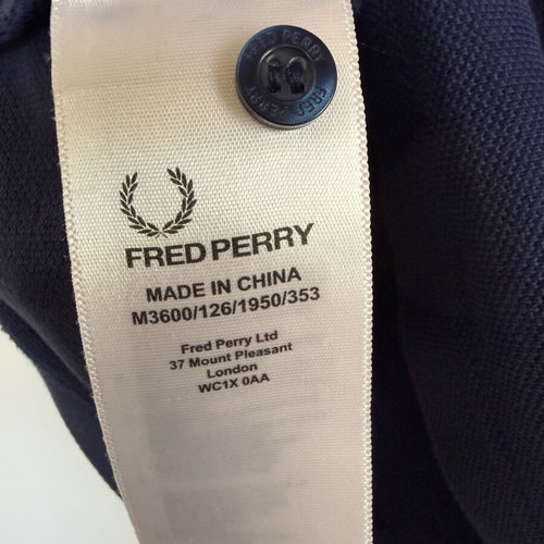 Fred Perry polo t-shirt size M like new, blue
