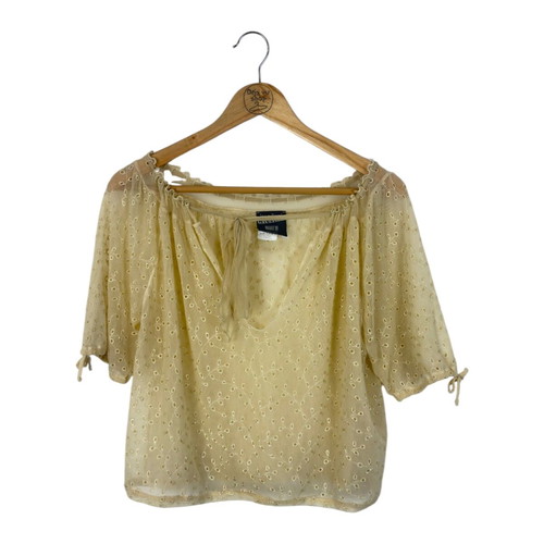 Jean Paul Gaultier Maille Femme blouse used, transparent, size M