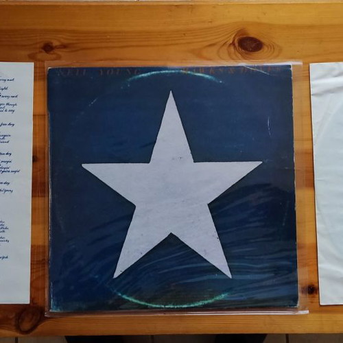 Neil Young Hawks & Doves vinyl used, country rock