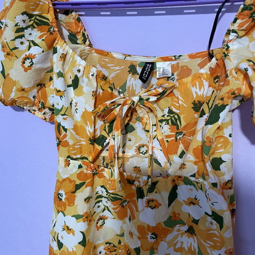 H&M floral dress, multicolored, XS