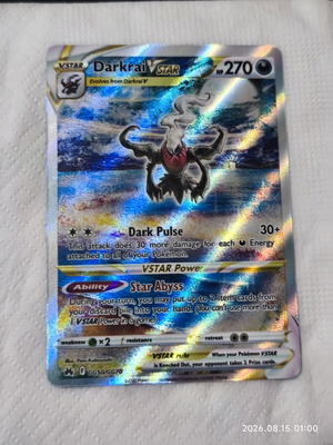 Darkrai Vstar Pokemon card from Crown Zenith collection