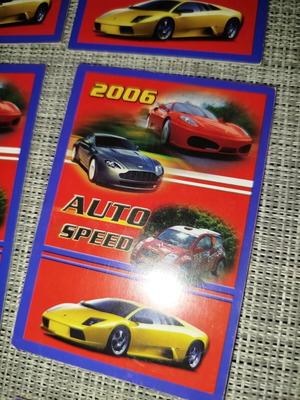 Κάρτες 2006AUTO SPEED μεταχειρισμένες, πακέτο 16