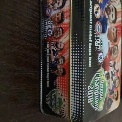 Champions 2018 Stars used, box with 100+ football player tags