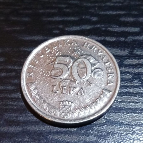 Croatia 50 lipa coin 1993 like new